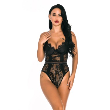 Wholesale Sexy Lingerie Breathable Lace Sexy Teddy Uniform SBT00049