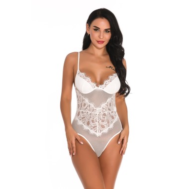 Wholesale Sexy Lingerie Breathable Lace Sexy Teddy Uniform SBT00050