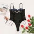 Wholesale Sexy Lingerie Breathable Lace Sexy Teddy Bodysuit SBT00054