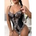 Wholesale Sexy Lingerie Breathable Lace Sexy Teddy Bodysuit SBT00057