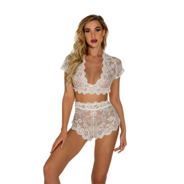 Wholesale Sexy Lingerie Breathable Lace Sexy Bra Set SBB00007