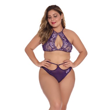 Wholesale Sexy Lingerie Breathable Lace Sexy Bra Set SBB00012