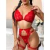 Wholesale Sexy Lingerie Breathable Lace Sexy Bra Set SBB00030