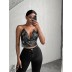 Wholesale Sexy Camisole Sexy Tops Sexy Camisette Sequin Bra Top SCS00009