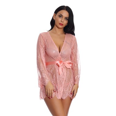 Women Sexy Lace Lingerie China Sexy  Robes Sexy Tops Sexy Kimonos SRK00003