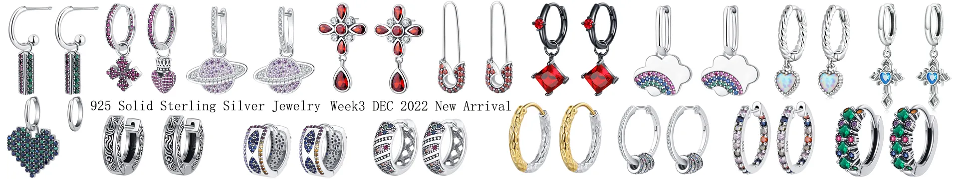 Wholesale 925 Sterling Silver Earrings Week3 Dec 2022